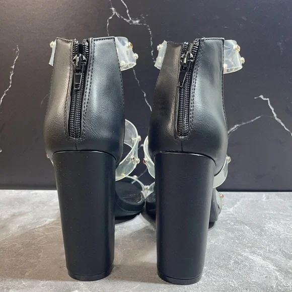 Liliana Heels Black Size 9m - Picture 5 of 10